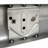 VWC-211-707-305-A - 211707305A - REAR BUMPER BLADE - WITH HOLES FOR GUARDS AND OVERRIDERS - RAW STEEL - BUS 58-67 - DOES NOT FIT PICKUP - SOLD EACH