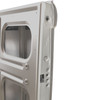 VWC-211-831-052-B - 211831052B - SILVER WELD-THROUGH HIGH QUALITY SHEET METAL - RIGHT FRONT DOOR WITH HINGES - BUS - 55-60 - SOLD EACH