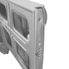 VWC-211-831-052-E - (211831052E) - SILVER WELD-THROUGH HIGH QUALITY SHEET METAL - RIGHT FRONT DOOR WITH HINGES - BUS - 61-63 - SOLD EACH