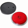 VWC-211-945-557-R - 211945557 - REAR SIDE MARKER REFLECTOR ASSEMBLY - RED WITH CHROME BEZEL - WITH CORRECT WEDGE BASE GASKET - LEFT OR RIGHT - CORRECT FOR BUS 68-69 (WILL FIT MOST MODELS UP TO 1971) - SOLD EACH