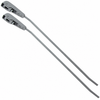 VWC-211-955-407-APR - 211955407A - GOOD QUALITY - WIPER ARMS - SILVER - BUS 52-67 - SOLD PAIR