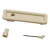 VWC-231-067-965-G - 231067965B - WESTFALIA CAMPER CABINET HANDLE - INCLUDES PUSH BUTTON & PIN - LIGHT GREY / BEIGE - BUS 64-79 - SOLD EACH