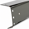 VWC-255-807-311-H - 255807311H - BEST QUALITY 2.3MM HEAVY GAUGE - CHROME REAR BUMPER - WITH HOLES FOR IMPACT STRIP - VANAGON 80-91 - SOLD EACH
