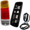 VWC-211-900-145-G - PREMIUM QUALITY - COMPLETE TAIL LIGHT ASSEMBLY - FITS LEFT OR RIGHT - WITH SEAL BETWEEN HOUSING AND LENS ONLY - WITHOUT SCREWS OR BULBS - REF.#'s 211900145G - 211945241R - 98-9453-B - BUS 72-79 - SOLD EACH