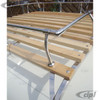 C13-15-2011-2SS - STAINLESS STEEL 2 BOW ROOF RACK WITH WOOD SLATS - BUS T2 50-79 - SOLD EACH