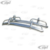 VWC-113-798-053-ASKT - 113798053A - POLISHED STAINLESS STEEL - FRONT & REAR COMPLETE BUMPER SET WITH GUARDS & OVERRIDER BOWS - ASSEMBLY REQUIRED - MOUNTING HARDWARE NOT INCLUDED - READ SPECIAL NOTES BEFORE PURCHASE - BEETLE 55-66 - SOLD SET