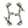 C26-898-074 - STAINLESS STEEL SIDE LADDER MOUNTING BAR ASSEMBLY - CLAMPS TO ROOF RACK FOR LADDER TO ROOK ONTO - BUS 50-79 - SOLD EACH