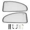 VWC-113-898-400-AT - 113898400A - CIP1 PREMIUM QUALITY - REAR QUARTER POP-OUT WINDOW KIT - SATIN FINISH ALUMINUM EXTRUSION - BEETLE 50-64 - PINCH WELT NOT INCLUDED - SEE SPECIAL NOTES - SOLD PAIR