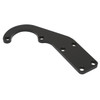 JC-2150-0 - OIL FILTER MOUNTING BRACKET - MOUNTS TO EXHAUST FLANGE - BLACK ANODIZED - SOLD EACH