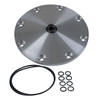 JC-2108-0 - MAG-X PLATE - 8 BOLT SUMP PLATE WITH BUILT-IN O-RING SEAL DESIGN - FITS 17-2871 AND 17-2880 OIL SUMP KITS - SILVER ANODIZED - SOLD EACH