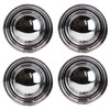 C10-6621-SMCRSET-HC - CIP1 EXCLUSIVE - SET OF 4 CHROME SMOOTHIE 5X205MM 5 BOLT STEEL WHEEL - 15X5-1/2 (3-3/4 INCH BACKSPACING -  4 STAINLESS STEEL HUBCAPS  INCLUDED - WIDER THAN STOCK CHECK CLEARANCE BEFORE ORDERING - SOLD SET TO 4 WHEELS W/HUBCAPS
