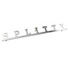 C10-211-853-687-SPTY - UNIVERSAL APPLICTATION - STAINLESS STEEL SPLITTY SCRIPT - MOUNTING PINS ARE 1.5MM O.D. - SOLD EACH