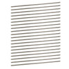 VWC-241-853-597-B - 241853597B - EXCELLENT REPRODUCTION - SET OF POLISHED STAINLESS STEEL VENT LOUVER MOLDING TRIM (COVER THE EDGE OF AIR INTAKE VENTS ON SIDE OF BUS) - BUS 3/63-67 - SOLD SET