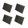 VWC-251-201-525-SET - 251201525 - RUBBER BASE MOUNTING PADS FOR FUEL TANK - 4 REQUIRED - ALL VANAGON 80-92 - SOLD SET