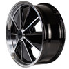 C32-8020BRM511240BM - CIP1 EXCLUSIVE - 20 IN. X 8 IN. BRM - 5X112MM ALUMINUM - ET 40MM - BLACK MACHINED FACE - CENTER CAPS INCLUDED - WHEEL HARDWARE EXTRA - SOLD EACH