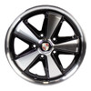 C32-4517FOO513036BMF - CIP1 EXCLUSIVE - 17 IN. X 4.5 IN. 911 STYLE ALUMINUM - 5X130MM - ET 41MM - BLACK MACHINED FACE - CENTER CAPS INCLUDED - WHEEL HARDWARE EXTRA - SOLD EACH