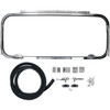 ACC-C20-1004 -  PREMIUM BBT QUALITY - DELUXE REAR SAFARI WINDOW KIT - COMPLETE KIT WITH POLISHED ALUMINUM FRAMES / GLASS / LATCHES / HINGES / SEALS AND HARDWARE - FOR NARROW HATCH WITH SMALL WINDOW - BUS 52-63 - SOLD KIT