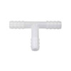 C10-43-4402 - FUEL LINE T-FITTING - 3 WAY PLASTIC WITH 6MM - 1/4 INCH DIAMETER INLETS - SOLD EACH