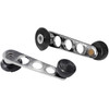 C10-11-4521-B - ACC-C10-3431B - PREMIUM QUALITY - CUSTOM WINDOW CRANKS - CHROME WITH BLACK KNOBS - BEETLE 68-79 - GHIA 68-74 - TYPE-3 68-74 - SOLD PAIR