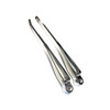C33-B08978 - GERMAN QUALITY FROM C&C U.K. - PAIR OF CHROME WIPER ARMS - LEFT AND RIGHT SIDE - DOMED CAP STYLE - BEETLE 70-72 - REF.#  - 111-955-407-FPR - 111955407F - 111955408B - SOLD PAIR