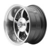 C13-2321 - C32-SPR52-B - 00-9689-0 - EMPI - 5 BOLT X 205MM SPRINT STAR ALUMINUM WHEEL - BLACK WITH POLISHED SPOKES - 8 INCH WIDE X 15 INCH DIA. - 3-3/4 INCH BACKSPACE - SOLD EACH