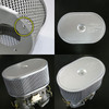 C38-CA-026DS - FLAT-4 MESH AIR CLEANER KITS WITH WASHABLE ELEMENTS - ALL IDF / HPMX / DLRA STYLE CARBS - SOLD PAIR