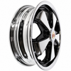 C32-4515FOO513045CBD - CIP1 EXCLUSIVE - 15 IN. X 4.5 IN. 911 STYLE ALUMINUM - 5X130MM - ET 45 - CHROME WITH BLACK DETAIL - CENTER CAPS INCLUDED - WHEEL HARDWARE EXTRA - SOLD EACH