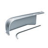 VWC-211-703-600 - 211703600 - SILVER WELD-THROUGH HIGH QUALITY SHEET METAL - RIGHT SIDE WHEEL HOUSING EXTENSION FOR WALKTHROUGH FRONT SEAT - BUS 52-67 - SOLD EACH