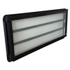 VWC-251-845-711-BK - 251845711 - LOUVERED WINDOW KIT - LEFT SIDE WINDOW - KNOB INSIDE RIGHT - BLACK - LHD WITH SEAL AND SCREEN - WINDOW MEASURES 1050MM LONG X 430MM TALL - CAN FIT 80-84 - CHECK SIZE OF OPENING - VANAGON 85-92 - SOLD EACH