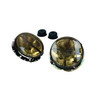 C24-BAA-941-751-AYL - BAA941751A - BBT PREMIUM QUALITY - YELLOW LENS 12 VOLT HEADLIGHT ASSEMBLY WITHOUT BULB - SEE C13-16-9168 - VW BEETLE 67-79 - BUS 68-79 - TYPE-3 64-74 - VW THING 69-79 - SOLD PAIR