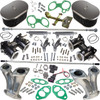 C10-5550-45 - CIP1 PREMIUM QUALITY - DUAL 45MM IDF FUEL INJECTION THROTTLE BODY / MANIFOLD AND CLEANER KIT - ALL 1600CC STYLE DUAL PORT BEETLE UPRIGHT ENGINES - SOLD SET