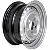 VWC-211-601-027-S - 211601027H - GENUINE QUALITY - STOCK STEEL WHEEL - 14 X 5.5 INCH WIDE - 5X112MM BOLT PATTERN – SHINY SILVER - BUS 71-79 - VANAGON 80-91