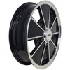 C32-4517BRM520536BM - CIP1 EXCLUSIVE - 17 X 4.5 IN. BRM STYLE ALUMINUM WHEEL - 5X205MM VW WIDE 5 - ET36 - BLACK WITH MACHINED FACE - SOLD EACH - *PREORDER*