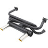 C13-3417 - EMPI BRAND - LARGE 2-TIP GT EXHAUST SYSTEM WITH CHROME TIPS - 1300CC-1600CC - BEETLE 66-74 - GHIA 66-74 - REF.#'s ACC-35067 - 35067 - SOLD EACH