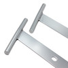 C13-3876 - EMPI - ANODIZED ALUMINUM CLASSIC STYLE CAL-LOOK T-BARS - FRONT OR REAR - BUG 46-67 - GHIA 56-71 - SOLD PAIR