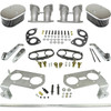 C13-47-7347-KIT - DUAL 40/44MM CARB. KIT - IDF/HPMX STYLE MANIFOLDS/HEX BAR LINKAGE/CHROME AIR CLEANERS AND HARDWARE - BUS WITH TYPE-4 STYLE ENGINE (CARB'S SOLD SEPARATELY) - SOLD KIT