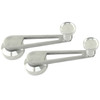 ACC-C10-3436 - EMPI 8510 - BILLET STYLE WINDOW CRANKS WITH BRITE ALUMINUM FINISH - BEETLE 46-79 - GHIA 56-74 - BUS 68-79 - TYPE-3 68-73 - SOLD PAIR