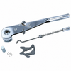 ACC-C10-3515 - 113-798-305 - 113798305 - 4549 - EMERGENCY BRAKE HANDLE KIT-CHROME-INCLUDES ROD - SPRING - RATCHET - PIVOT PIN ETC. - BEETLE 58-79 - GHIA 58-74 - TYPE-3 62-73 - VW THING - SOLD EACH
