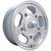C13-9747 - EMPI ALUMINUM ALLOY SLOTTED DISH WHEEL - 5.5X15 INCH - 205MM 5-BOLT PATTERN -  CENTER CAP AND VALVE STEM INCLUDED - H/W SOLD SEPARATELY - SOLD EACH