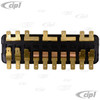 C16-111-505F - (111-937-505F 111937505F) - FUSEBOX 10 FUSE - BEETLE 67-71 1/2 / GHIA 67-71 / THING 73-74 - SOLD EACH