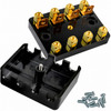 C16-W-2911 - 111-937-205 - 111937205 - EXCELLENT REPRODUCTION - 4 FUSE BOX WITH COVER (UNIVERSAL USE) - BEETLE 52-60 / GHIA 56-60 - SOLD EACH