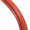 C21-1638 - 113-105-245-F - 113105245F - EXCELLENT QUALITY - IMPROVED DESIGN DOUBLE LIP RED SILICONE REAR MAIN FLYWHEEL SEAL  - ALL 40HP 12-1600CC BEETLE STYLE ENGINES - BEETLE 61-79 - GHIA 61-74 - TYPE-3 62-73 - BUS 61-71 - VW THING 69-79 - SOLD EACH