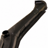 C24-111-801-045-D - 111801045D - HEAVY-DUTY 16.25 LB EACH QUALITY HEATER CHANNEL - LEFT - BEETLE 46-68 - NEW TOOLING FROM KLOKKERHOLM OF DENMARK - BLACK OR GALVANIZED COATING MAY VARY - SOLD EACH