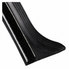C24-111-837-475-A - 111837475A - FROM GERMANY - INNER DOOR WINDOW SCRAPER LEFT 7 CLIPS BEETLE 65-68 - SOLD EACH