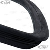 C24-113-845-521-J - REAR WINDOW SEAL - BEETLE 65-71  SEDAN WITH GROOVE FOR PLASTIC TRIM - OE GERMAN - MOLDED CORNERS - SOLD EACH