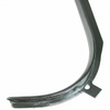 C24-113-853-321-DGR - 113853321D - GERMAN - OUTSIDE DOOR SCRAPER WITH ALUMINUM MOLDING/TRIM - LEFT - BEETLE 65-77 - SOLD EACH