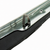 C24-113-853-322-D - 113853322D - NEW TOOLING GERMAN MADE - OUTSIDE DOOR SCRAPER WITH ALUMINUM MOLDING/TRIM - RIGHT - BEETLE 65-77 - SOLD EACH