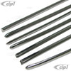 C24-113-898-111-DS - 113898111D - TOP QUALITY - 7 PIECE POLISHED STAINLESS STEEL BODY SIDE MOLDING KIT - HOOD STRIP 36-3/4 INCH (10MMx935MM) - STANDARD BEETLE 68-72 - INCLUDING 68-70 CONVERTIBLE - SOLD KIT