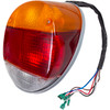 C24-133-945-097-A - 133945097A - 98-9455-B - CIP1 PREMIUM QUALITY - LEFT SIDE - COMPLETE TAIL LIGHT ASSEMBLY - 4 BULB STYLE WITH WIRING HARNESS - LEFT - BEETLE 73-79 - VW THING 69-79 - SOLD EACH