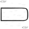 C24-211-845-285-GR - (211845285) - GENUINE GERMAN - LEFT OR RIGHT - SEAL FOR CENTER OR REAR SIDE WINDOW - WITH VENT WINDOW  (CAL-LOOK STYLE) - LEFT OR RIGHT - BUS 68-79 - SOLD EACH